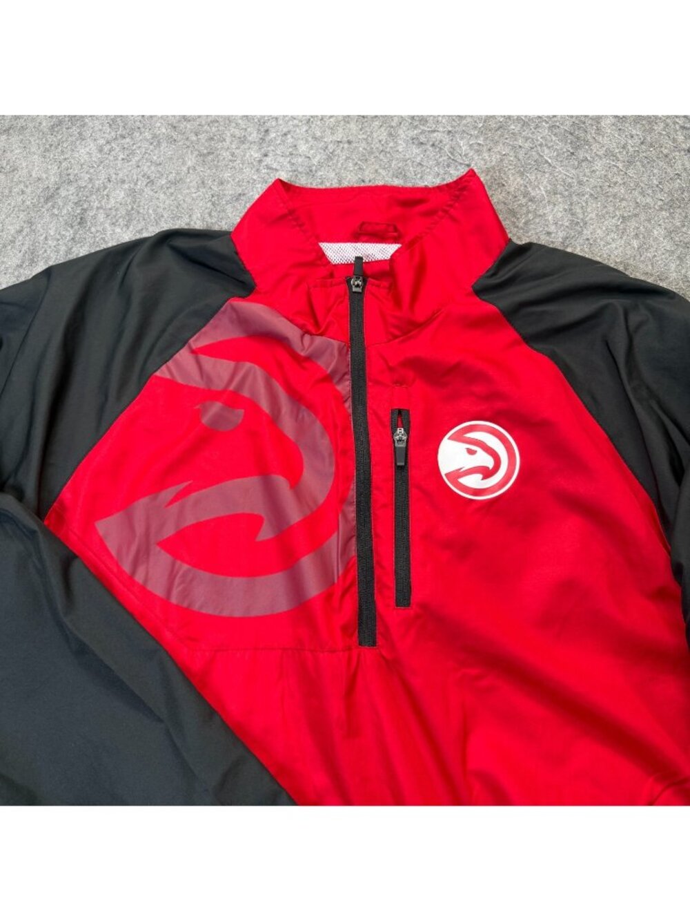 Atlanta Hawks G-III Carl Banks Windbreaker Jacket Men 2XL Red Black Full Zip